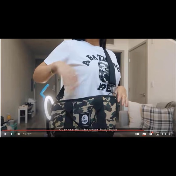 A Bathing Ape Bags Bape Camo mini tote and Bape card holder - Picture 4 of 8